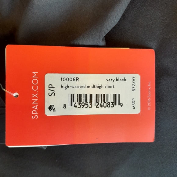 Spanx Midthigh Highwasited Shorts sz S/P - Picture 4 of 4